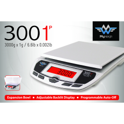 My Weigh 3001P Kitchen and Postal Scale 3kg x 1g My Weigh - 3