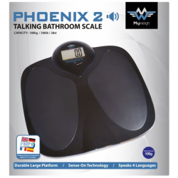 My Weigh Phoenix 2 Talking Bathroom Scale 28st/ 180kg / 396lb My Weigh - 4