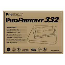 ProScale ProFreight 332 Bench Shipping Scale 150kg x 100g ProScale - 4