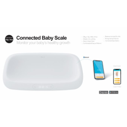 My Weigh Bluetooth Connected Baby Scales with Free App 60lb/ 28kg White My Weigh - 1