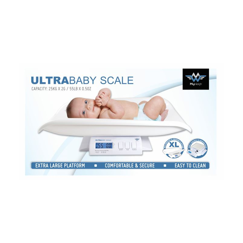  My Weigh Ultra Baby Precision Digital Baby or Pet Scale, 55  Pound Capacity : Baby