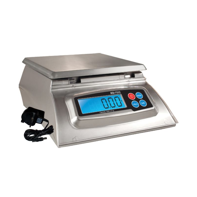 My Weigh KD7000 Professional Kitchen Scales Silver 7kg x 1g My Weigh - 1