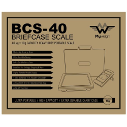 My Weigh BCS40 Portable Briefcase Scale 40kg x 10g My Weigh - 3