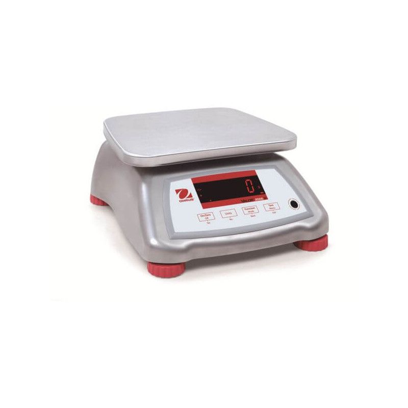 Ohaus Valor 2000 IPx8 Stainless Steel Catering Scales 1.5kg - 15kg Ohaus - 1